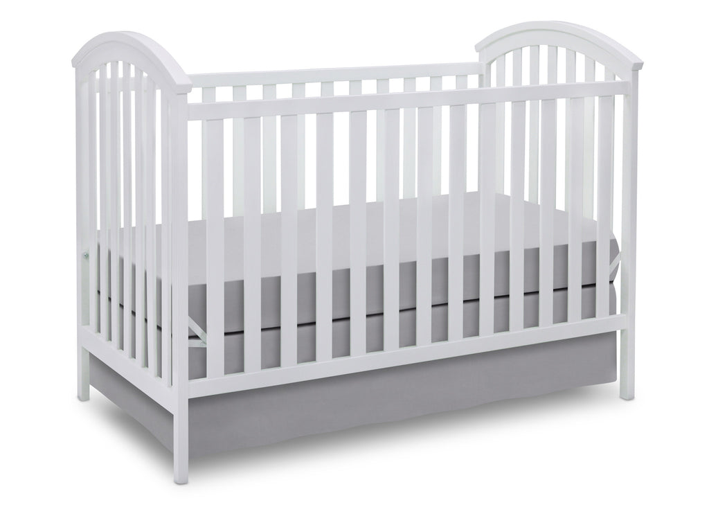 Delta Children White (100) Arbour 3-in-1 Crib a4a