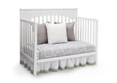 Delta Children White (100) Layla 4-in-1 Crib, Day Bed Conversion a5a