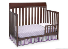 Delta Children Chocolate (204) Remi 4-in-1 Crib, Toddler Bed Conversion b3b