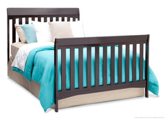 Delta Children Dark Chocolate (207) Remi 4-in-1 Crib, Full-Size Bed Conversion c5c