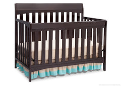 Delta Children Dark Chocolate (207) Remi 4-in-1 Crib, Crib Conversion c2c