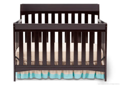 Delta Children Dark Chocolate (207) Remi 4-in-1 Crib, Crib Conversion c1c