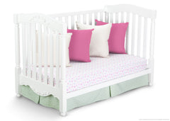 Delta Children White (100) Sophia 3-in-1 Day Bed Conversion Right View a4a