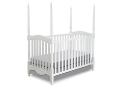 Delta Children White (100) Sophia 3-in-1 Crib Right View a2a