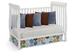 Delta Children White (100) Winter Park 3-in-1 Crib, Day Bed Conversion a4a