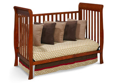 Delta Children Spiced Cinnamon (209) Winter Park 3-in-1 Crib, Day Bed Conversion b3b