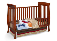 Delta Children Spiced Cinnamon (209) Winter Park 3-in-1 Crib, Toddler Bed Conversion b2b