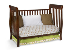 Delta Children Black Cherry Espresso (607) Winter Park 3-in-1 Crib, Day Bed Conversion c4c