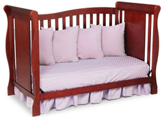 Delta Children Cabernet (648) Brookside 4-in-1 Crib, Day Bed Conversion c4c