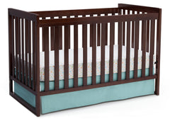 Delta Children Chocolate (204) Urban Classic 3-in-1 Crib, Crib Conversion b4b