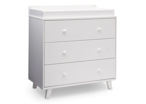 Ava 3 Drawer Dresser with Changing Top