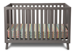 Delta Children Classic Grey (028) Manhattan 3-in-1 Crib, Crib Conversion a2a