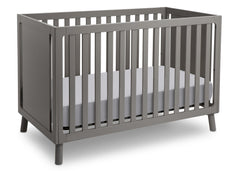 Delta Children Classic Grey (028) Manhattan 3-in-1 Crib, Crib Conversion a3a