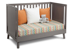 Delta Children Classic Grey (028) Manhattan 3-in-1 Crib, Day Bed Conversion a5a