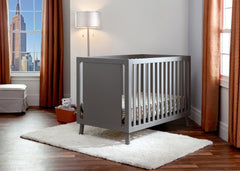 Delta Children Classic Grey (028) Manhattan 3-in-1 Crib, Crib Conversion in Settings a1a