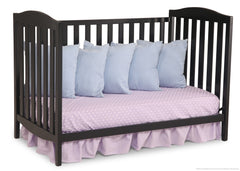 Delta Children Black (001) Capri 3-in-1-Crib, Day Bed Conversion a5a