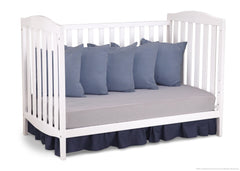 Delta Children White (100) Capri 3-in-1-Crib, Day Bed Conversion b4b