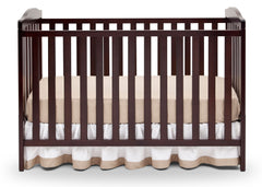 Delta Children Dark Chocolate (207) Capri 3-in-1-Crib, Crib Conversion c2c