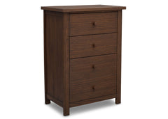 Serta Rustic Oak (229) Northbrook 3 Drawer Chest, Side View b2b