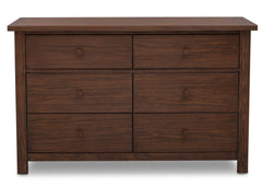 Serta Rustic Oak (229) Northbrook 6 Drawer Dresser, Front View b1b