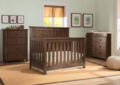 Serta Rustic Oak (229) Northbrook 4-in-1 Crib, Hangtag View b1b