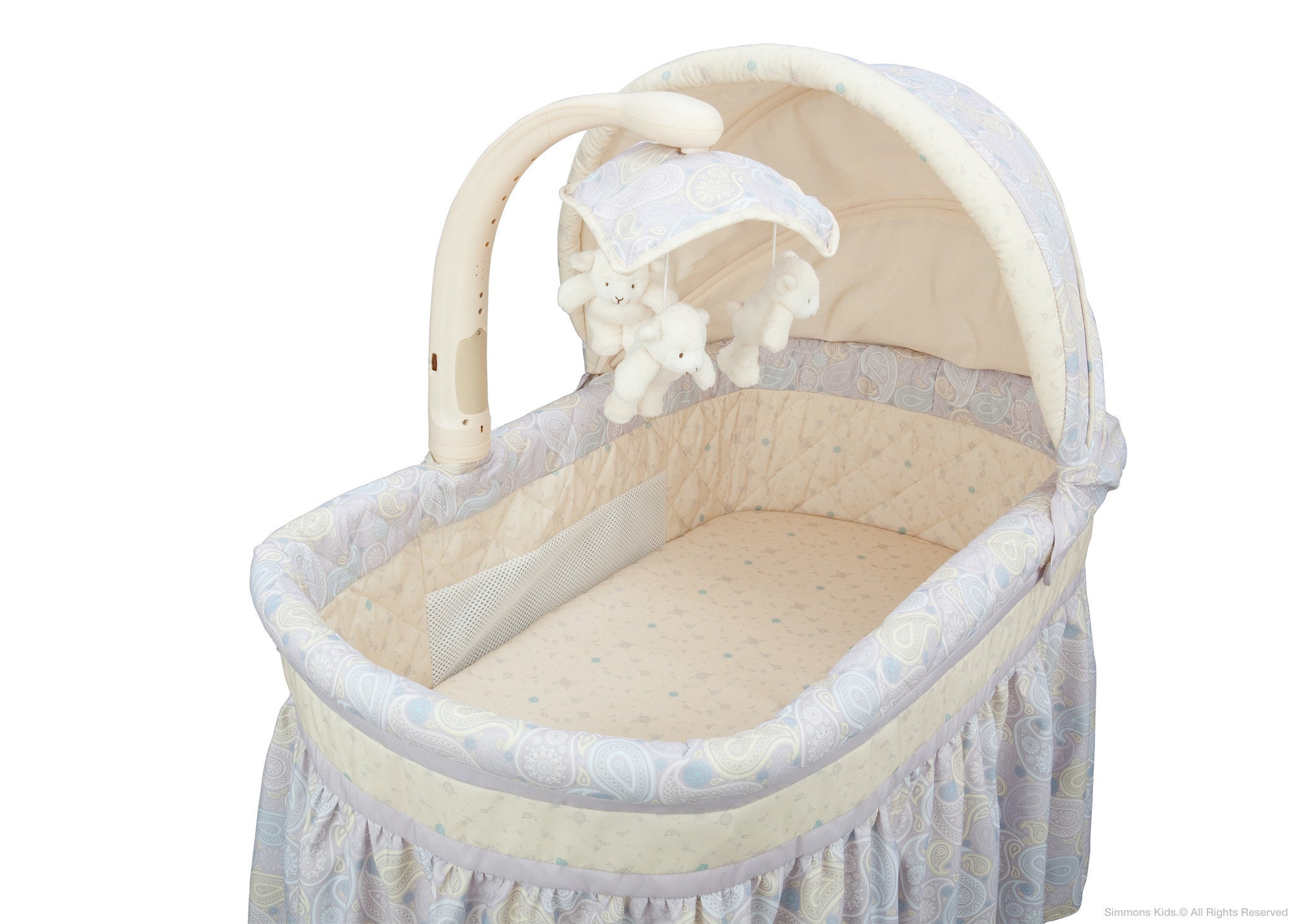 Simmons nursery rhyme gliding bassinet deals