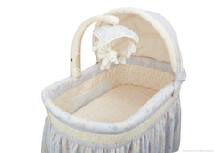 Simmons Kids Paisley Park (050) Deluxe Gliding Bassinet Inside View with Canopy Option a3a