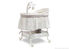 Simmons Kids Nursery Rhyme (172) Deluxe Gliding Bassinet Left View b3b