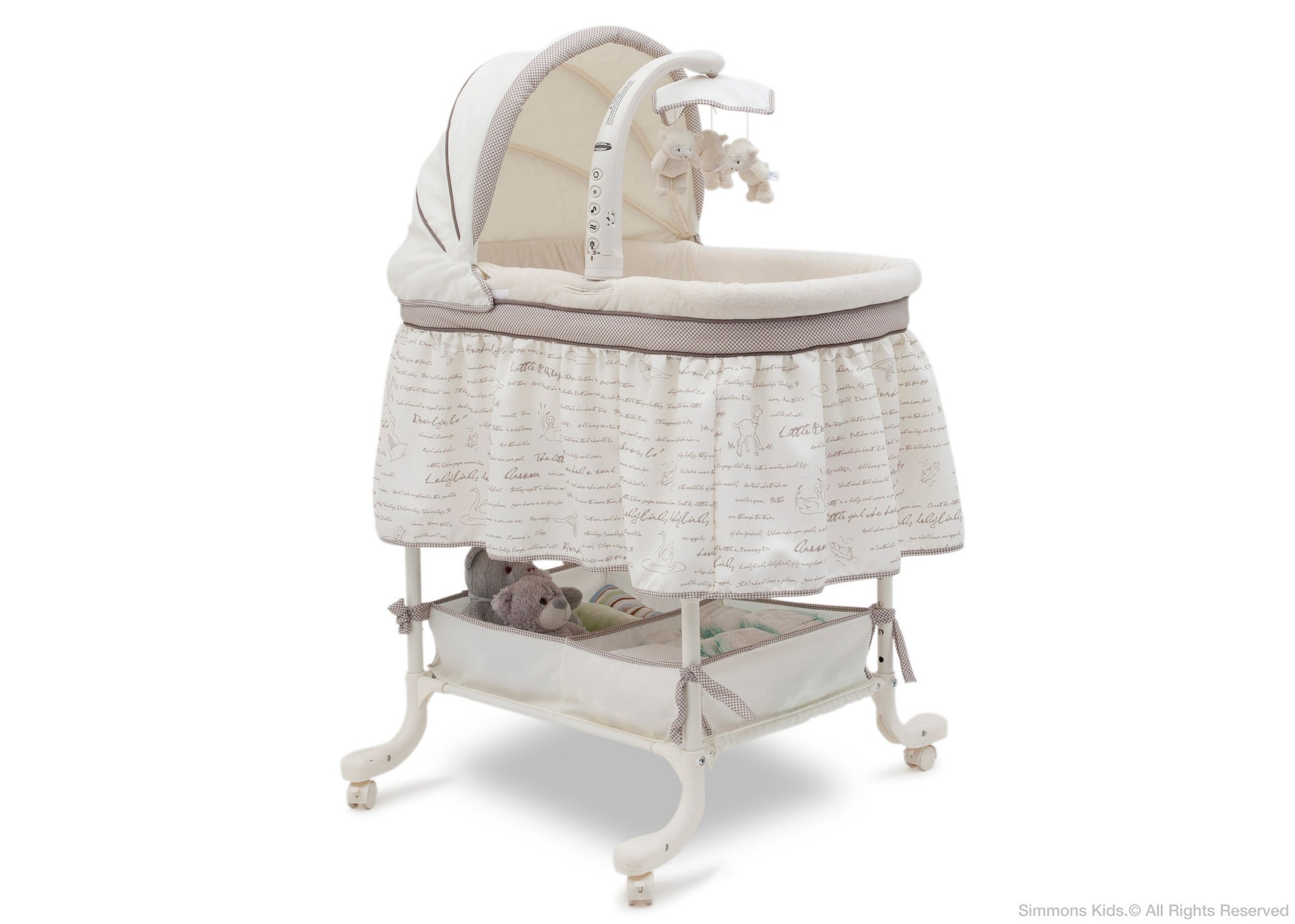 Delta deluxe shop gliding bassinet