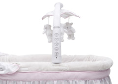 Simmons Kids Lucia (927) Deluxe Gliding Bassinet Detail View e4e