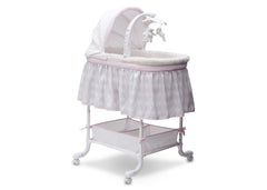 Simmons Kids Lucia (927) Deluxe Gliding Bassinet Right View e1e