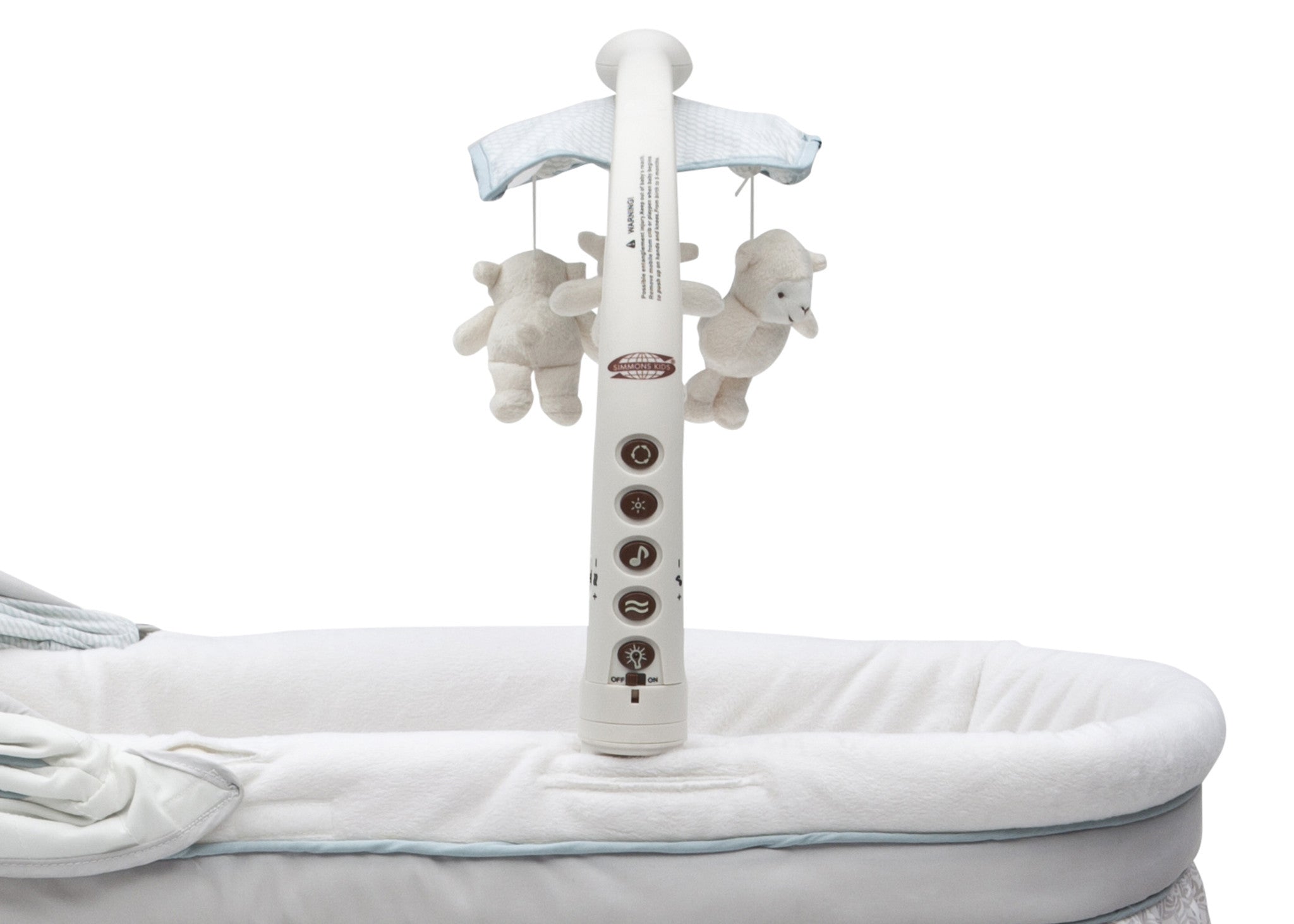 Simmons nursery sales rhyme gliding bassinet