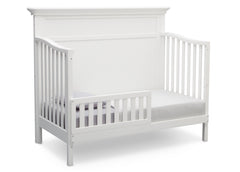 Serta Bianca (130) Fairmount 4-in-1 Crib, Side View with Toddler Bed Conversion a5a
