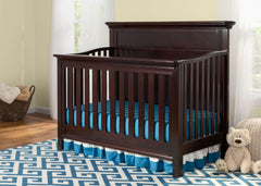 Serta Dark Chocolate (207) Fairmount 4-in-1 Crib, Hangtag View with Crib Conversion c2c