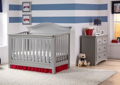 Serta Grey (026) Bethpage 4-in-1 Crib, Room View a1a