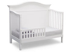 Serta Bianca (130) Bethpage 4-in-1 Crib, Side View with Toddler Bed Conversion b5b