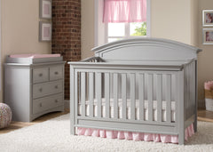 Serta Grey (026) Adelaide 4-in-1 Crib, Room View a1a