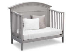 Serta Grey (026) Adelaide 4-in-1 Crib, Side View with Day Bed Conversion a6a