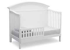 Serta Bianca (130) Adelaide 4-in-1 Crib, Side View with Toddler Bed Conversion b5b