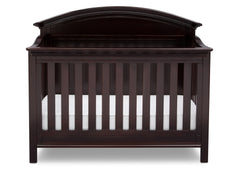 Serta Dark Chocolate (207) Adelaide 4-in-1 Crib, Front View with Crib Conversion c3c