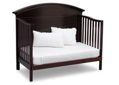 Serta Dark Chocolate (207) Adelaide 4-in-1 Crib, Side View with Day Bed Conversion c6c