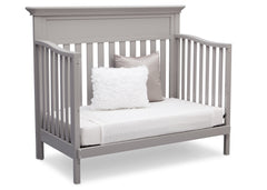 Serta Grey (026) Fernwood 4-in-1 Crib, Side View with Day Bed Conversion b6b