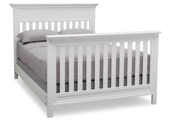 Serta Bianca (130) Fernwood 4-in-1 Crib, Side View with Full Size Platform Bed Kit (for 4-in-1 Cribs) 700850 a7a