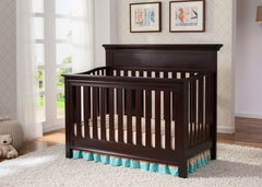 Serta Dark Chocolate (207) Fernwood 4-in-1 Crib, Hangtag View c2c