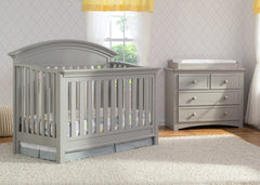 Serta Grey (026) Aberdeen 4-in-1 Crib, Crib Conversion in Setting 2 a1a