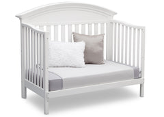 Serta Bianca (130) Aberdeen 4-in-1 Crib, Side View with Toddler Bed Conversion b6b