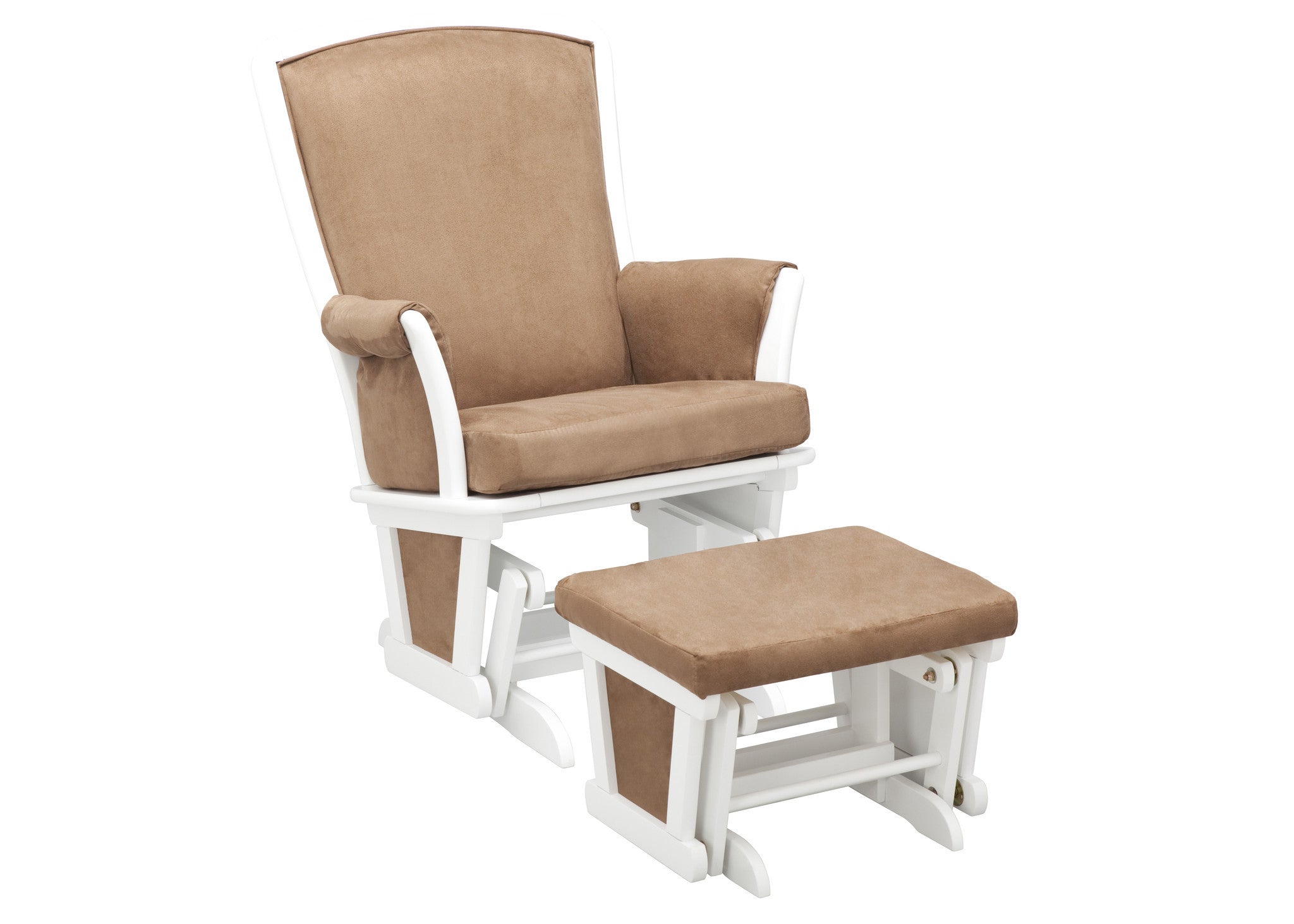 Delta glider and ottoman hot sale espresso