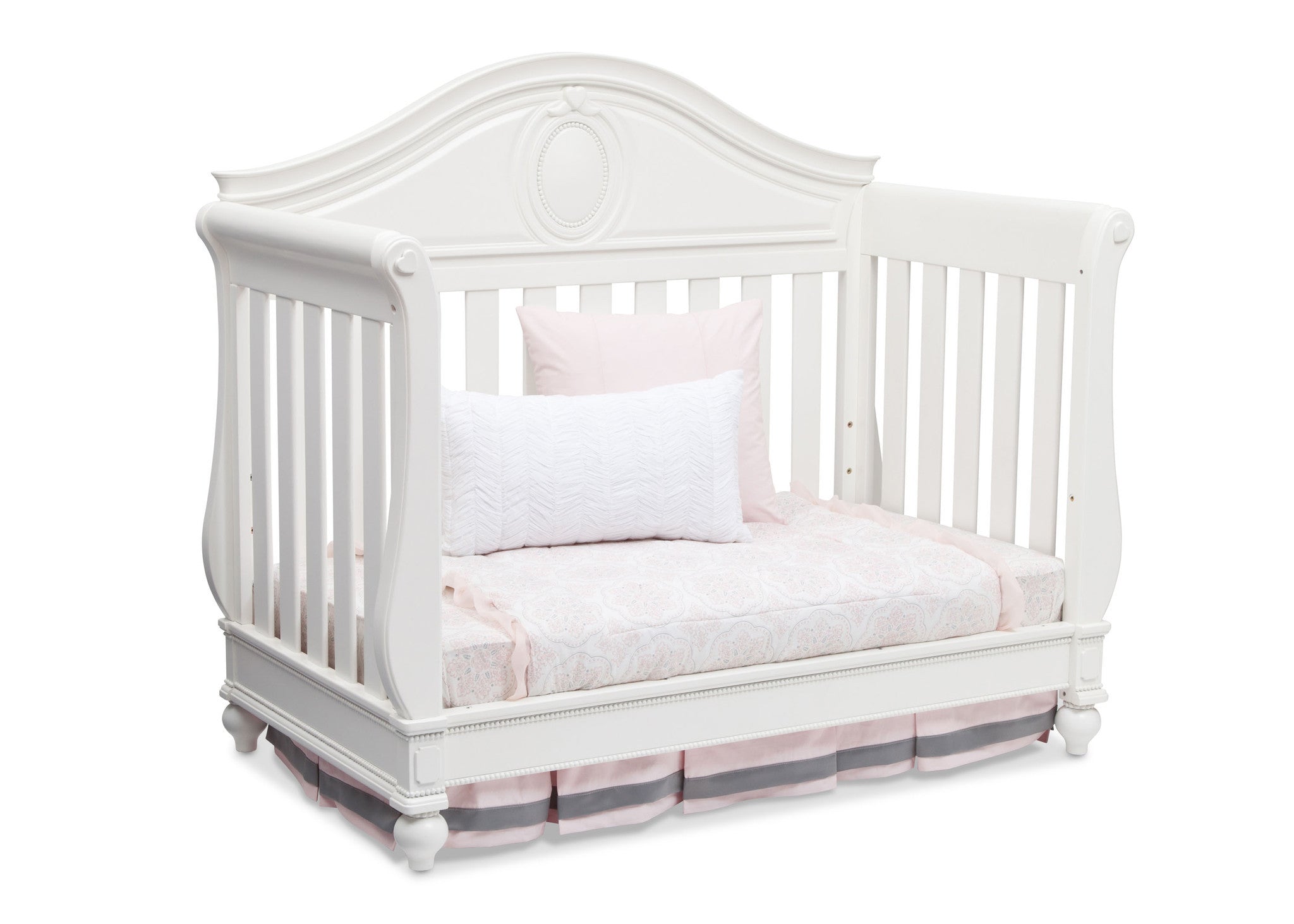 Disney princess top white crib