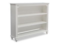 Delta Children White Ambiance (108) Disney Princess Magical Dreams Bookcase/Hutch Side View with Included Base a8a