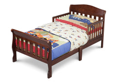 Delta Children Canton Toddler Bed Dark Cherry (604) Left Side View a3a